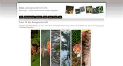 Desktop Screenshot of fotos.biologieunterricht.info