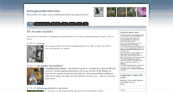 Desktop Screenshot of biologieunterricht.info